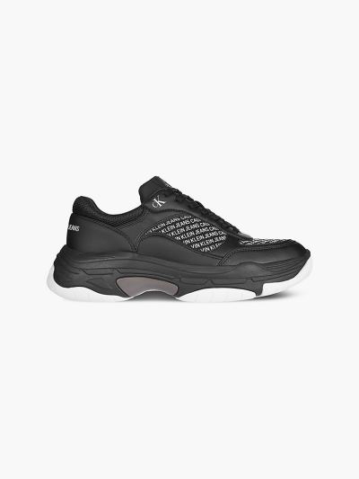 Calvin Klein Cipők HU551987 | Calvin Klein Chunky Férfi Sportcipő Fekete